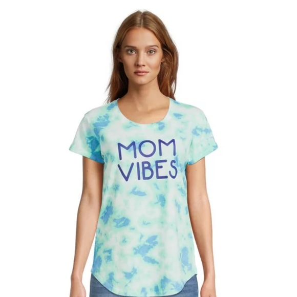 Tops - 💛🦢5 FOR $10!!! 🦢💛 Mom Vibes tie dye tee